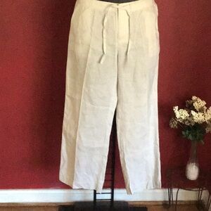 OLD NAVY 100% LINEN PANTS SIZE 10